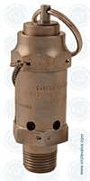 Circle Seal Popoff Pressure Relief Valve 5100 Series [10-1200psi]