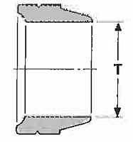 FF/MM (Metric) Front Ferrule Dim. Drawing