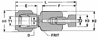 Column End Fitting Dim Drawing