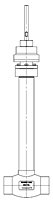 CPC/Cryolab CV8 1" NJ Globe Auto Valve
