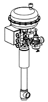 CPC/Cryo CV8 1 1/2" Cold Box Angle Auto Valve