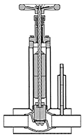 CPC/Cryolab CV8 1 1/2" Manual Globe Valve Purge Riser