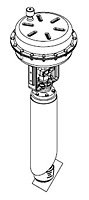 CPC/Cryo 2" Cold Box Y-Pattern Auto Valve