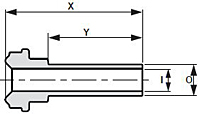 Truelok Face Seal Short Gland Drawing