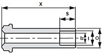 Truelok Face Seal Socket Weld Gland Drawing