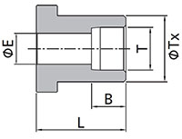FO Gland to Socket Weld Dimensions