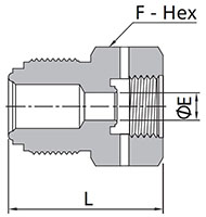 FR Series Reducing Bushing Dimensions