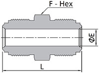 FR Series Union Body Dimensions