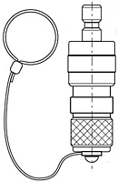 Hoke Instrumentation Quick Coupling Body Protector Drawing