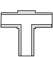 Truelok Mini Weld Fitting Extended Run Leg Tee
