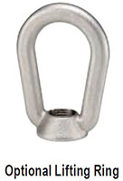 NOSHOK 613 Series Cage-Protected Submersible Level Transducer Lifting Ring