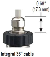NOSHOK 625/626 Series Intrinsically Safe Transmitter 36" Cable