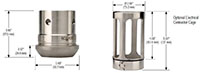 NOSHOK 628 Series Intrinsically Safe Hammer Union Dimensions