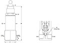 5300 Series Relief Valve Dimensions