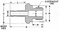 AM/MB Male Adapter Dim Drawing