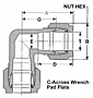 LU Union Elbow Dim Drawing