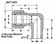 LBW Butt Weld Elbow Dim. Drawing