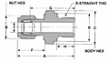 CMT/MA (Metric) Male Thermocouple Connector Dim. Drawing