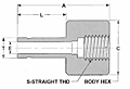 AF/EZ Female Adapter Dim Drawing