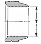 FF/MM (Metric) Front Ferrule Dim. Drawing