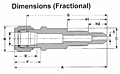 Gyrolok Gyrolok Calibration Fitting Dim. Drawing