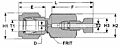 Column End Fitting Dim Drawing