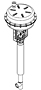 CPC/Cryo CV8 1" Cold Box Angle Auto Valve