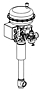 CPC/Cryo CV8 1 1/2" Cold Box Angle Auto Valve