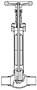 CPC/Cryolab 1 1/2" NJ Manual Globe Valve