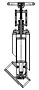 CPC/Cryolab CV8 3" Y-Pattern Manual Cold Box Valve
