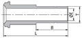 FR Series Gland to Tube Port Dimensions