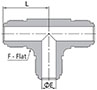 FR Series High-Flow Body Union Tee Dimensions