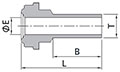 FR Series Short Gland Dimensions