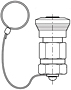 Hoke Instrumentation Quick Coupling Stem Protector Drawing