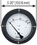 NOSHOK 45-1112 Series Diaphragm Type Differential Gauge Front