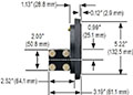 NOSHOK 45-1112 Series Diaphragm Type Differential Gauge Side