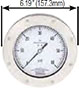 NOSHOK 45-1200 Series Membrane Type Differential Gauge Front