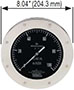 NOSHOK 60-1300 Series Membrane Type Differential Gauge Front