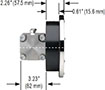 NOSHOK 60-1300 Series Membrane Type Differential Gauge Side