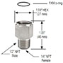 NOSHOK 627 Series Intrinsically Safe Submersible Transmitter NPT Adapter