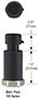 NOSHOK 650 Series High Volume Pressure Transducer Packard Metripck Dimensions