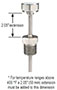 NOSHOK 800 Series Platinum Resistance Temperature Transmitter Extension