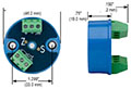 NOSHOK 920 Series RTD Transmitters Dimensions