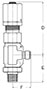 R6000 Series 1/4" Male NPT x 1/4" Gyrolok